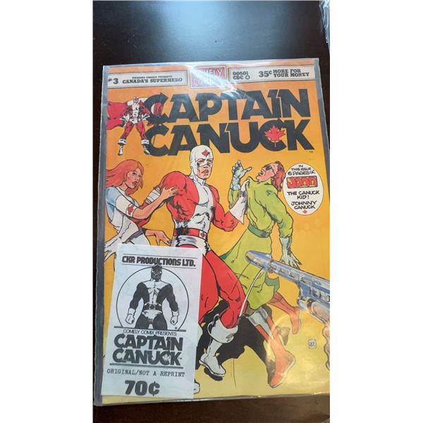 Captain Canuck Comic Book Issue #3 Canada’s Superhero