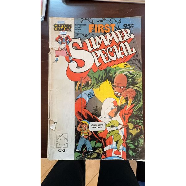 Captain Canuck First Summer Special Comic Book (September 1981)