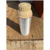 Image 6 : Thermos Brand Aluminum Insulated Bottle With Red Lid, 12 Oz Size
