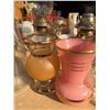 Image 3 : Decorative Glass Vases and Bottles, 5 Pieces