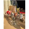 Image 2 : Clear Glass Miniature Oil Lamp with Wick and Chimney