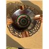 Image 1 : Roulette Theme Metal Ashtray and Novelty Tabletop Lighter Set