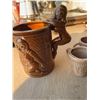 Image 4 : Ceramic Nude Female Relief Mug With Small Barrel Mugs Set