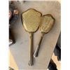 Image 2 : Art Deco Style Vanity Set with Hand Mirror and Brush