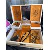Image 1 : Jewellery Box With Watches, Earrings, Brooches, Tobacco Tin