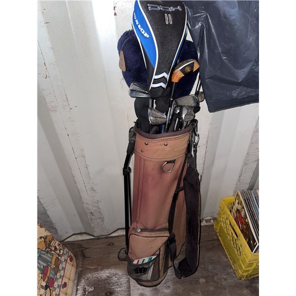 Dunlop DDH Golf Club Set With Bag and Assorted Irons