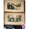 Image 1 : Framed European Bridge Scene Prints