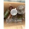 Image 1 : Glassware Lot with A&W Root Beer Mug and Vases