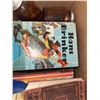 Image 6 : Box Lot of Children's and Educational Books with Vintage Shakers