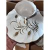 Image 2 : Fine China Tea Set Noritake Wheat Pattern, Japan, 5 Pieces