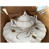 Image 7 : Fine China Tea Set Noritake Wheat Pattern, Japan, 5 Pieces