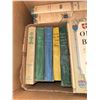 Image 2 : Box Lot of Mixed Fiction Books Including Hardy Boys, Zane Grey, Ordeal by Fire, and More