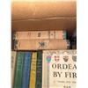 Image 3 : Box Lot of Mixed Fiction Books Including Hardy Boys, Zane Grey, Ordeal by Fire, and More