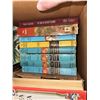 Image 5 : Box Lot of Mixed Fiction Books Including Hardy Boys, Zane Grey, Ordeal by Fire, and More