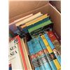 Image 6 : Box Lot of Mixed Fiction Books Including Hardy Boys, Zane Grey, Ordeal by Fire, and More