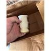 Image 6 : Lot: Carved Wood Elephant, Belleek Ireland Vase and Bowl