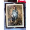 Image 1 : Framed Print of Thomas Gainsborough's Blue Boy