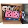 Image 1 : Proctor-Silex Electric Ice Cream Maker And Lot Of Pink Fuzzy Dice