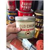 Image 1 : Vintage Style Tin Food and Tobacco Cans Assorted Brands