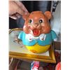 Image 1 : Playtime Toys Plastic Bear Roly Poly Toy with Paw Print Design
