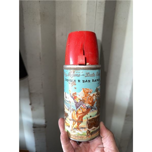 Roy Rogers and Dale Evans Double R Bar Ranch Thermos Bottle
