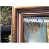 Image 3 : Framed Landscape Oil Painting Signed EPB with Birch Trees and Lake