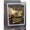 Image 4 : 3 Nautical Framed Etchings with Ships and Boats