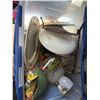 Image 1 : China Plates, Bowls, Glass and Iron Stand Lot