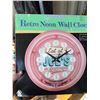 Image 1 : Memory Lane Retro Neon Wall Clock Eat at Joe's