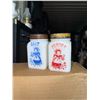 Image 1 : Household Assortment: Salt & Pepper Shakers, Porcelain Lamp, Dishes, Music Box