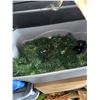Image 2 : Artificial Christmas Garland With Lights in Storage Bin