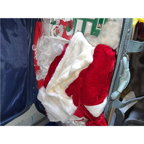 Santa Claus Costume with Wig, Beard, Hat and Accessories