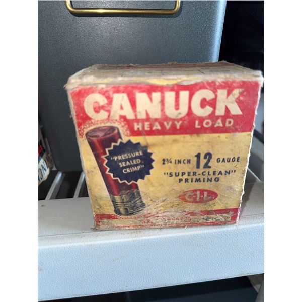 Canuck 12 Gauge Heavy Load Shotgun Shells Box 25 Rounds CIL