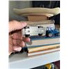 Image 4 : 3 Die-Cast Vehicles: Yellow Armoured Car, Blue Ford Tractor, Beige Sports Car
