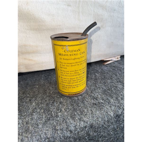 Coleman Measuring Can for Instant-Lightning Fuel