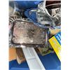 Image 2 : Collectibles Including MiniSew Machine, Silver Tray, Books and Dolls