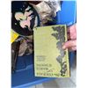Image 8 : Collectibles Including MiniSew Machine, Silver Tray, Books and Dolls