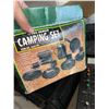 Image 6 : 15 Piece Enameled Camping Set with Cookware and Tableware
