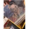 Image 2 : Vintage Vinyl LP Records Collection in Yellow Crate