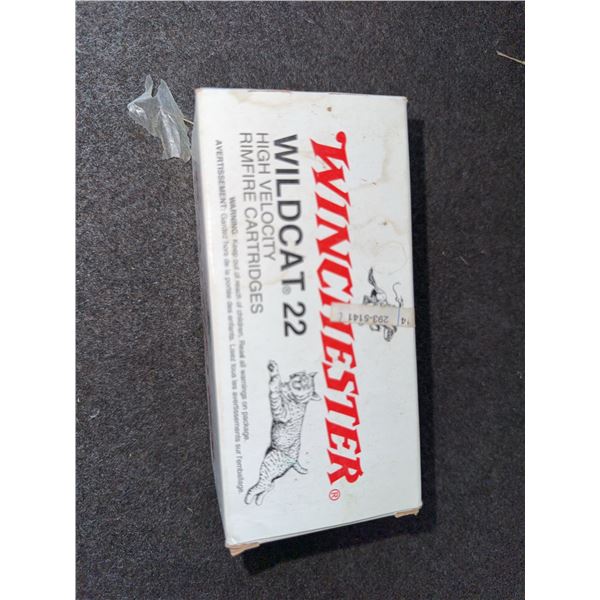 Winchester Wildcat 22 High Velocity Rimfire Cartridges, 500 Rounds