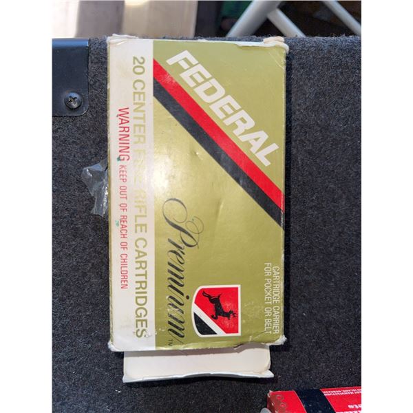 Full Box Federal Premium 20 Centerfire Rifle Cartridges