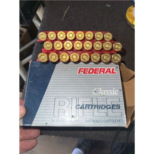 Federal Classic 30-06 Springfield 180 GR Soft Point Rifle Cartridges, 24 Rounds