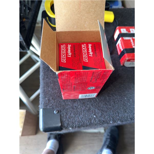 Federal Lightning .22 Long Rifle High Velocity Ammunition Box