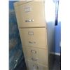 Image 2 : Four-Drawer Beige Metal Filing Cabinet