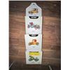Image 1 : Vintage Metal Wall Organizer with Antique Car Illustrations