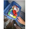 Image 5 : Bin of Mixed Paperback and Softcover Books Including Reference and Card Games