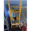 Image 1 : Yellow Metal Hand Truck Dolly with Ratchet Strap System