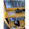 Image 5 : Yellow Metal Hand Truck Dolly with Ratchet Strap System