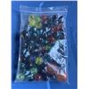 Image 1 : Bag of Assorted Glass Marbles with Coloured Swirls