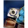 Image 11 : Collectibles Lot: Smurf Doll, Booth Reddimond Herring Jar, 22K Gold Plate